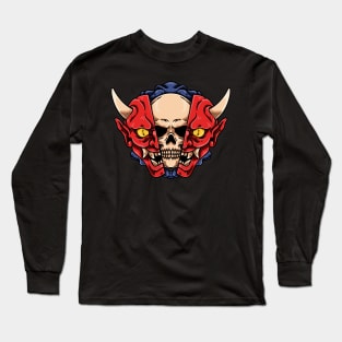 Skull Inside Oni Long Sleeve T-Shirt